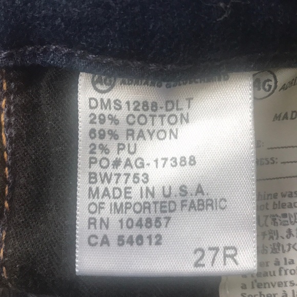 AG Super Skinny "The Legging" Dark Ankle Jeans - Picture 9 of 16